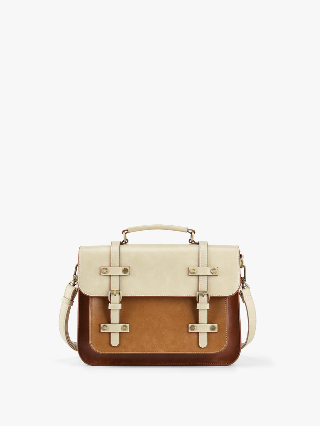Sombre Mini Crossbody Vintage Briefcase