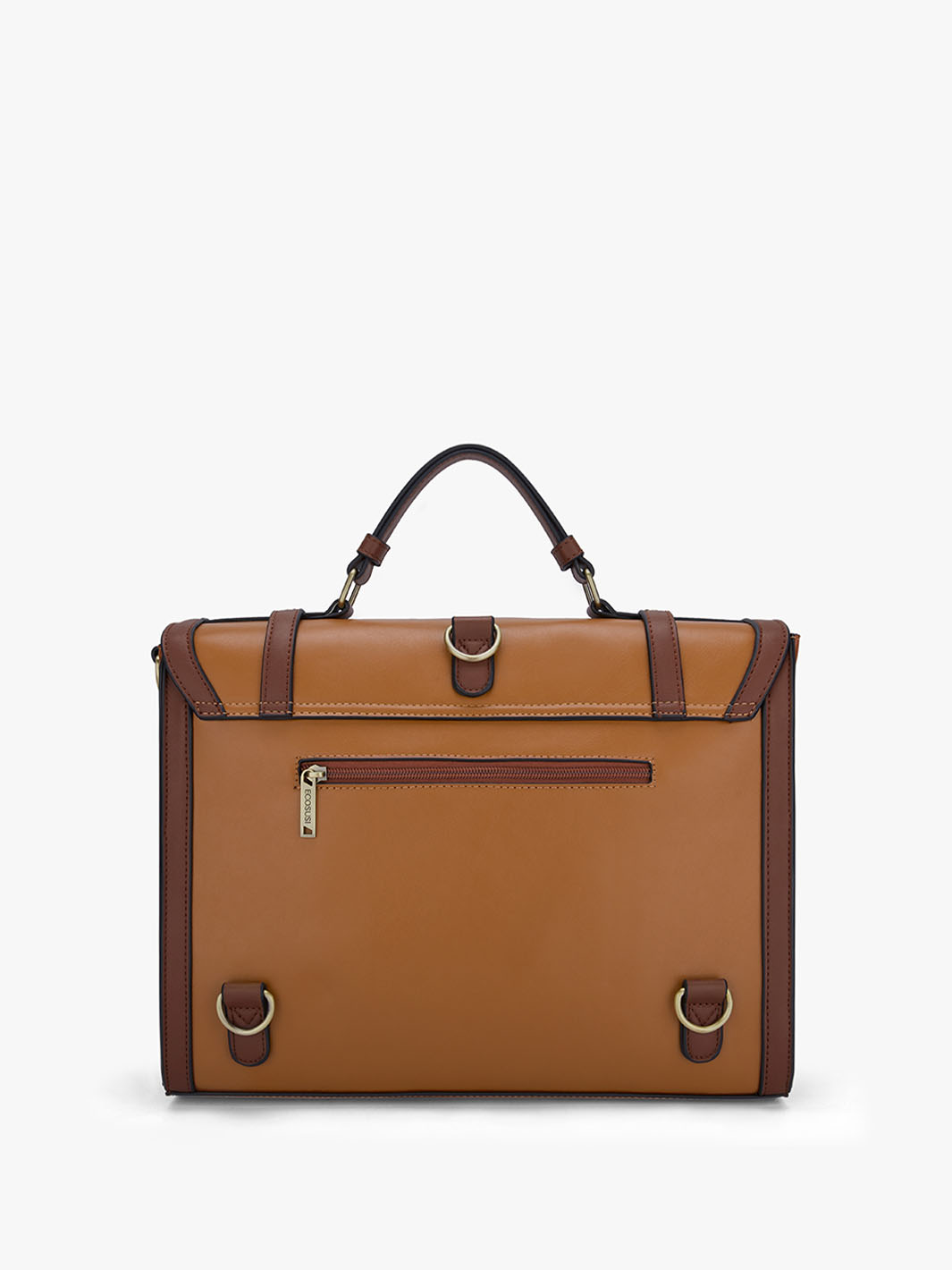 Belladonna Vintage Briefcase - Brown