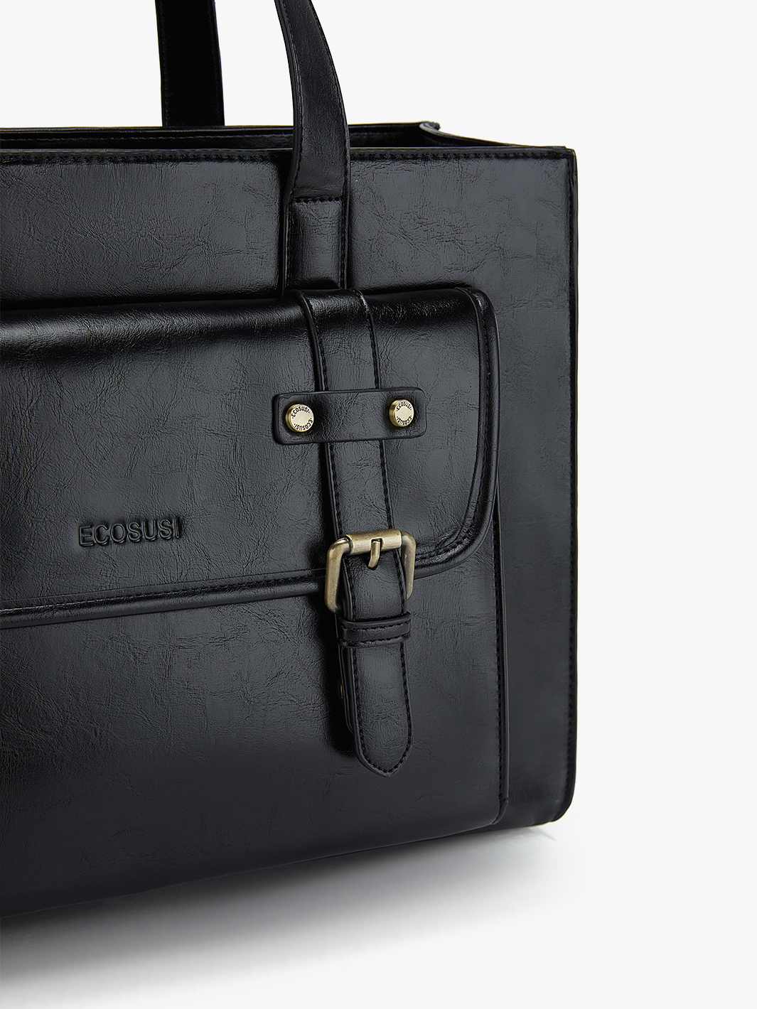 Olivia 15.6 Classic 2 in 1 Laptop Tote Black
