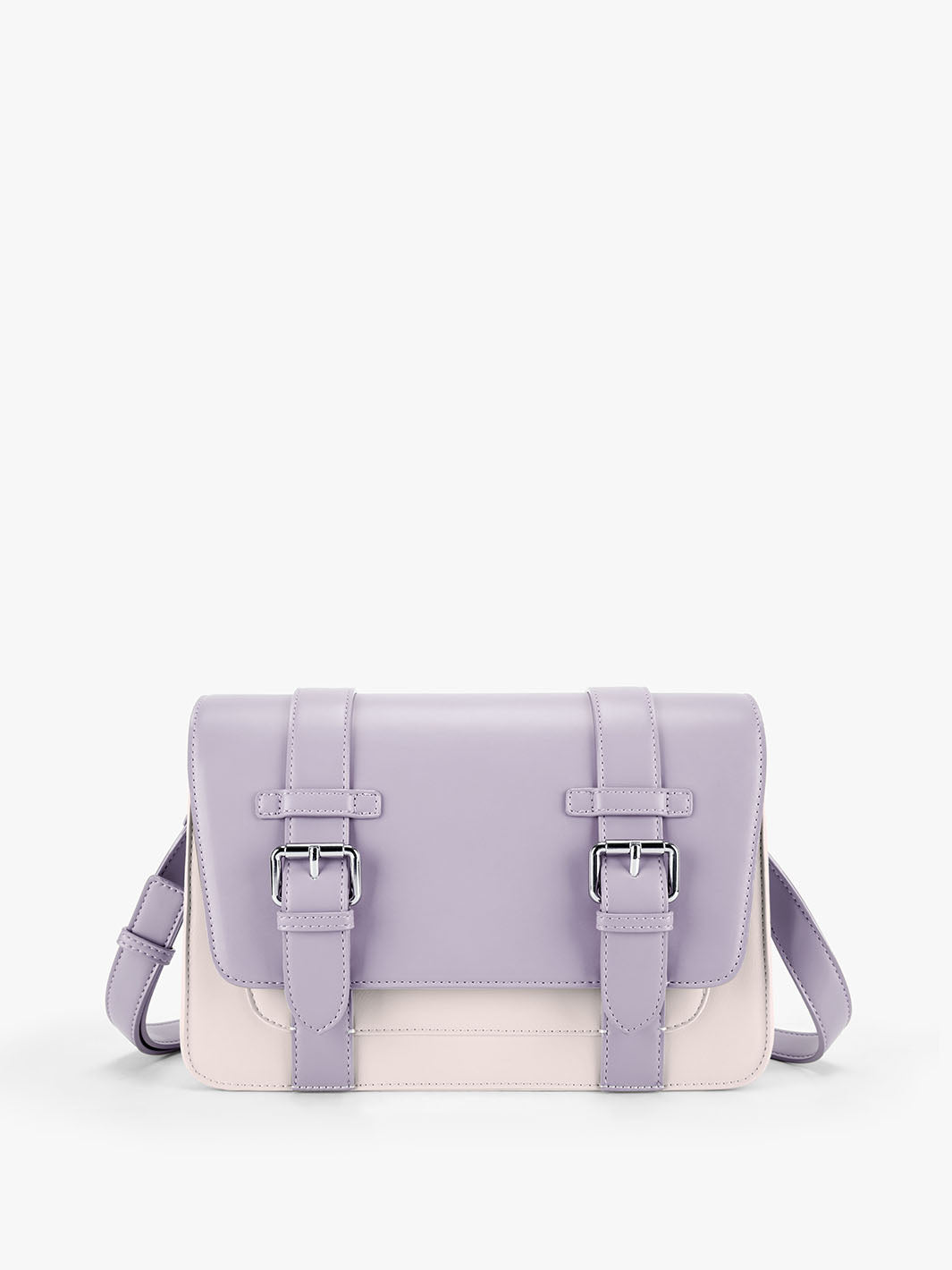 Jane Messenger Bag- Light Violet