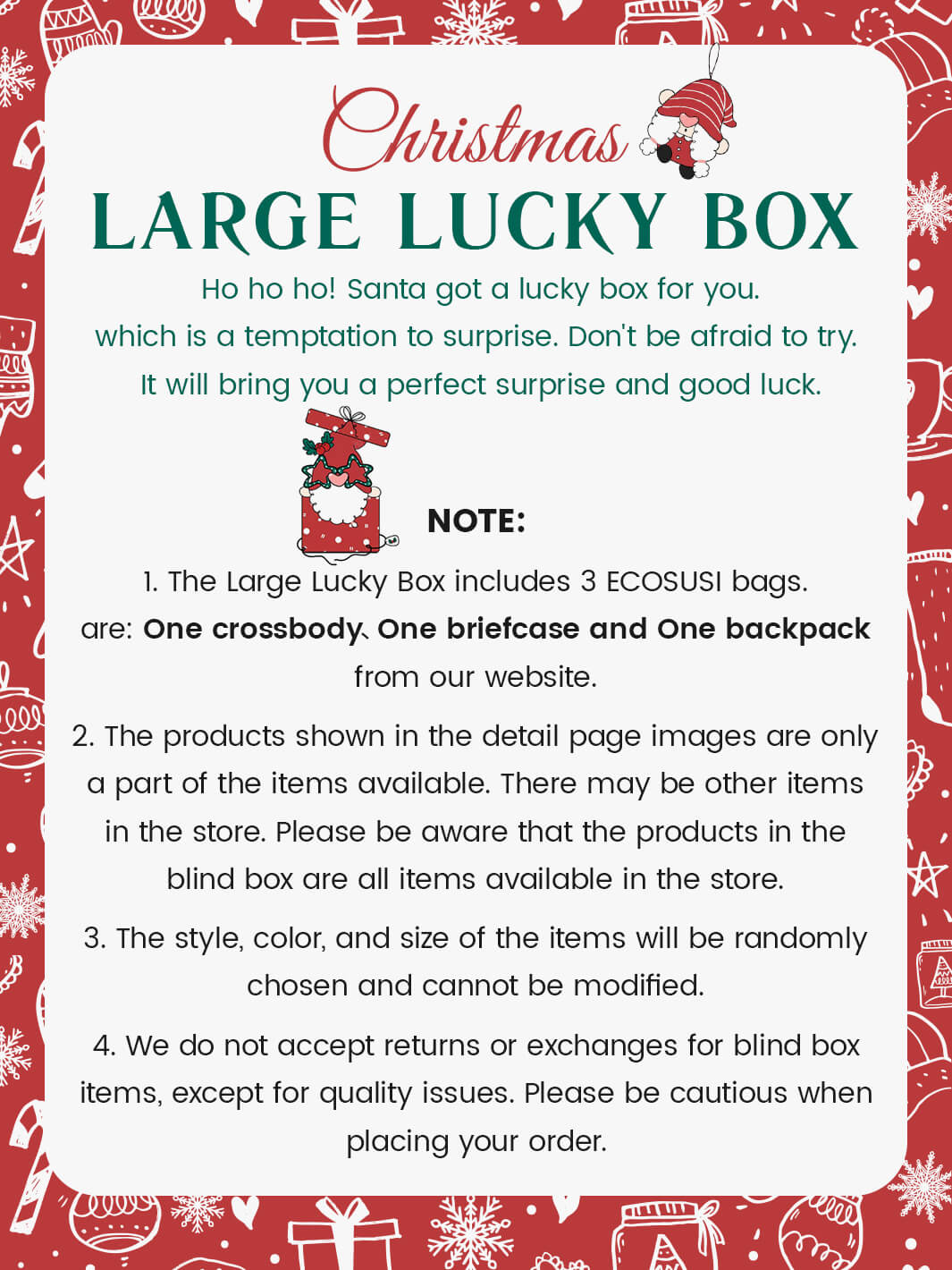 Backpack Lucky Box