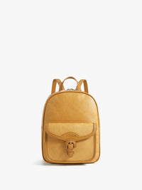 Evelina Washable Paper Mini Backpack - Eco-Friendly & Sustainable Fashion for Women-Amber Orange