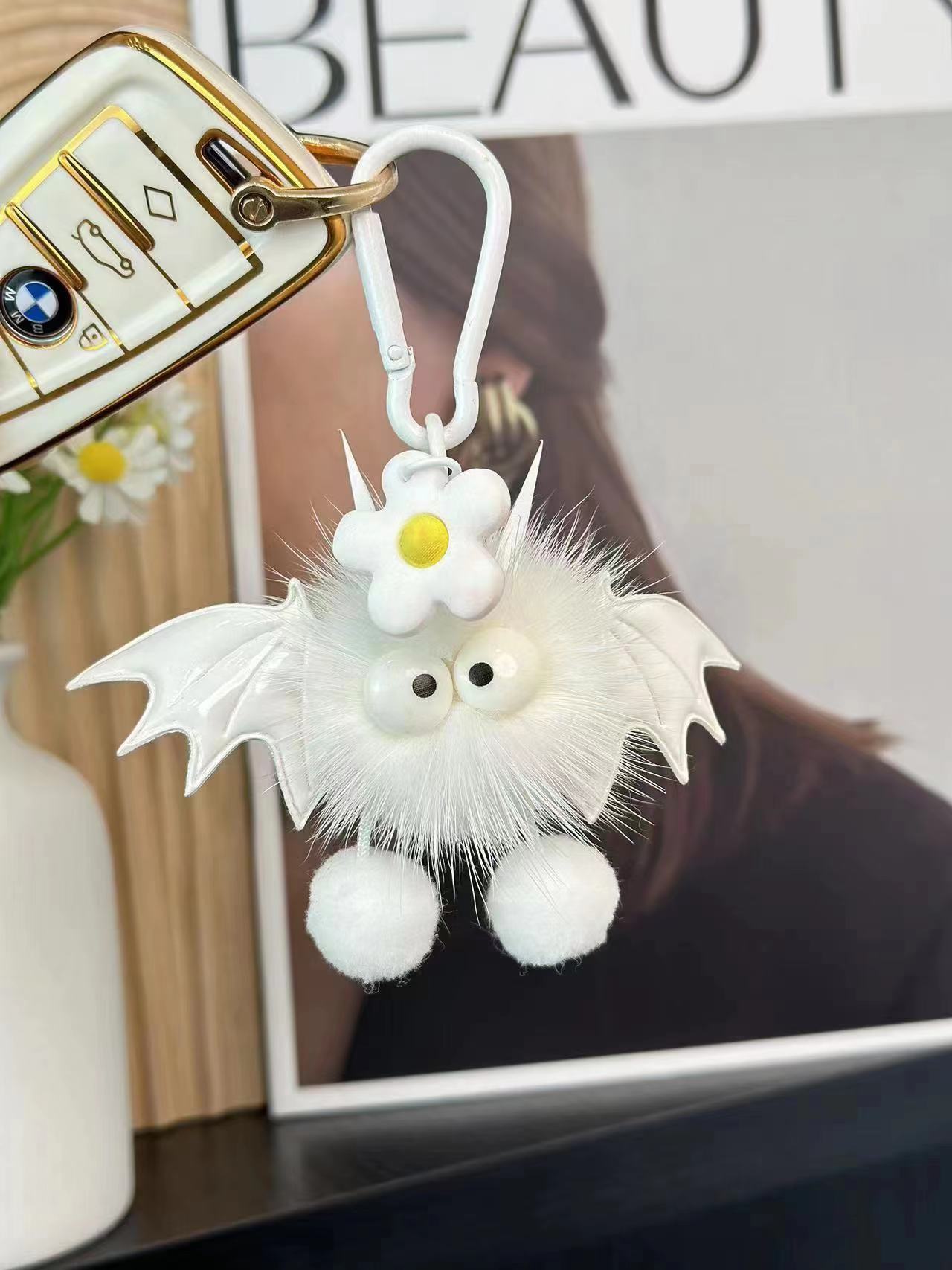 Cute little monster bag pendant