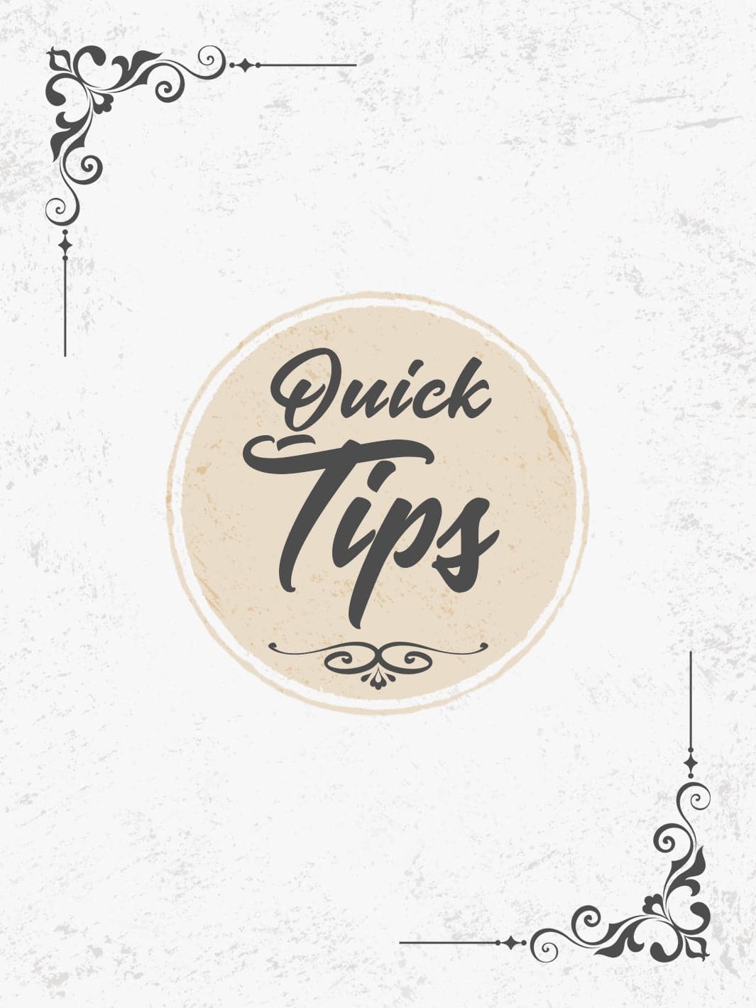 Astuces rapides