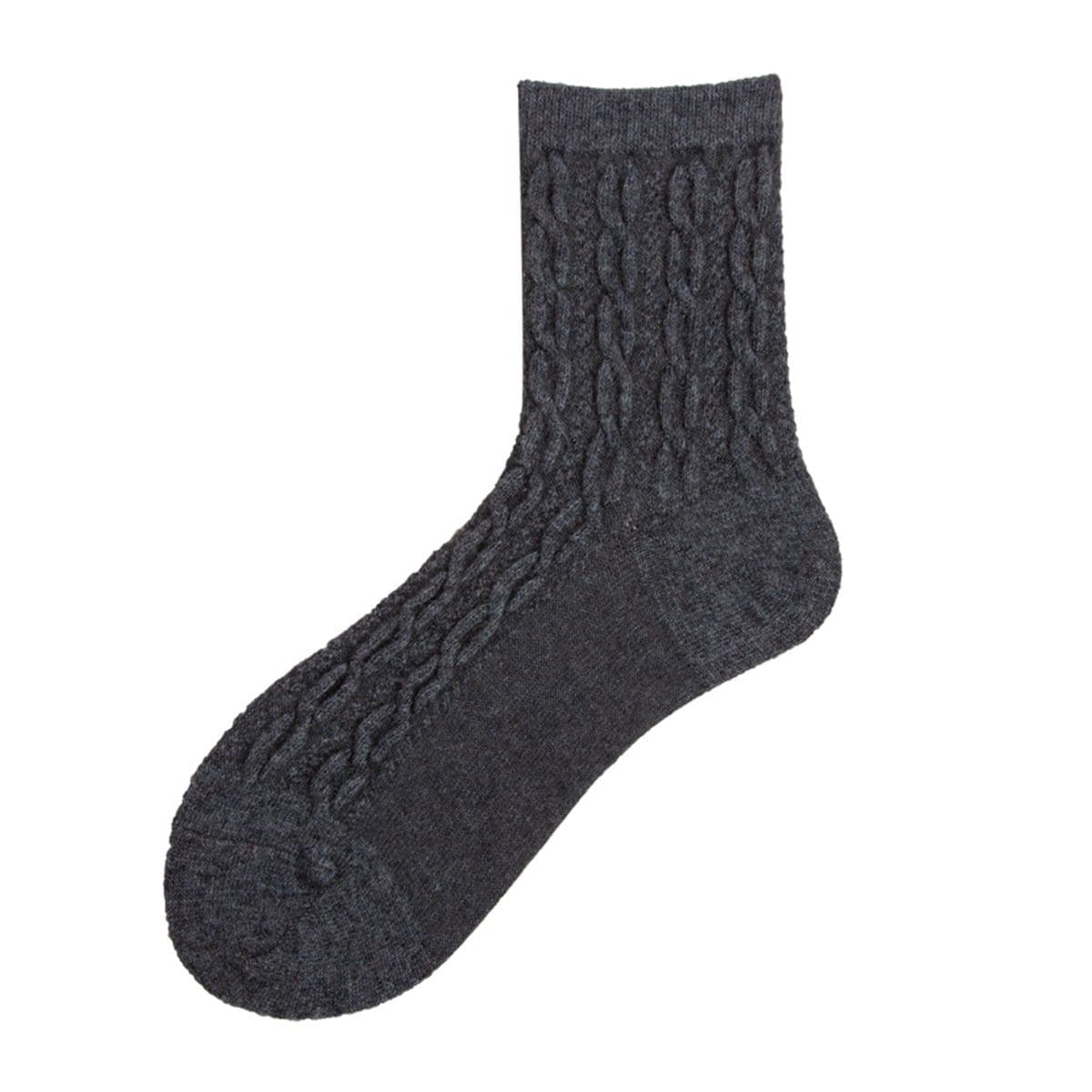 Twisted pattern design socks