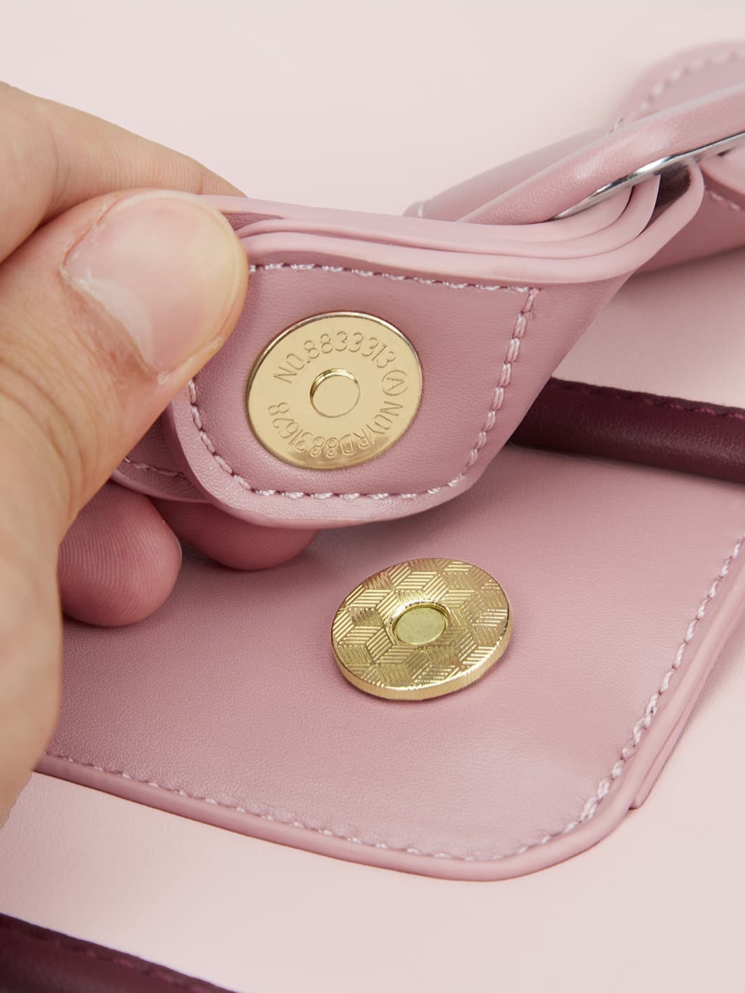 Zinnia small briefcase-Pink