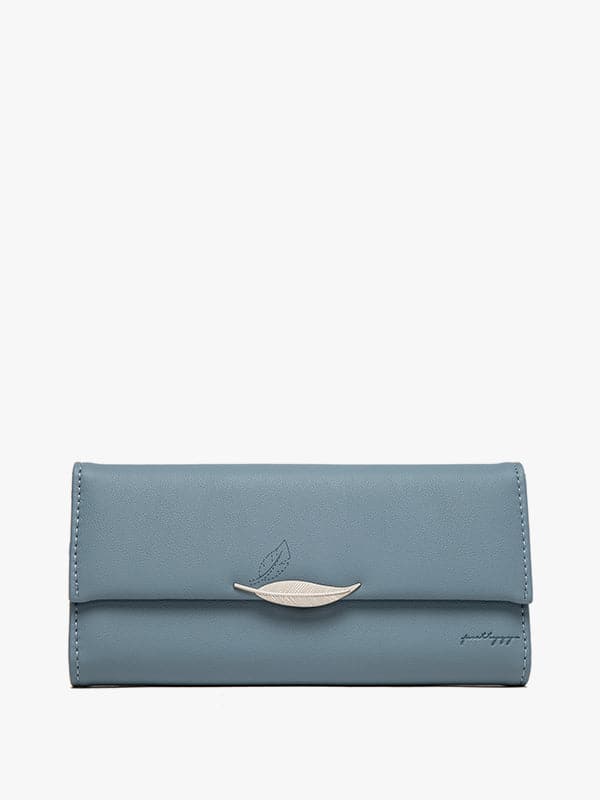 PU solid color hand wallet