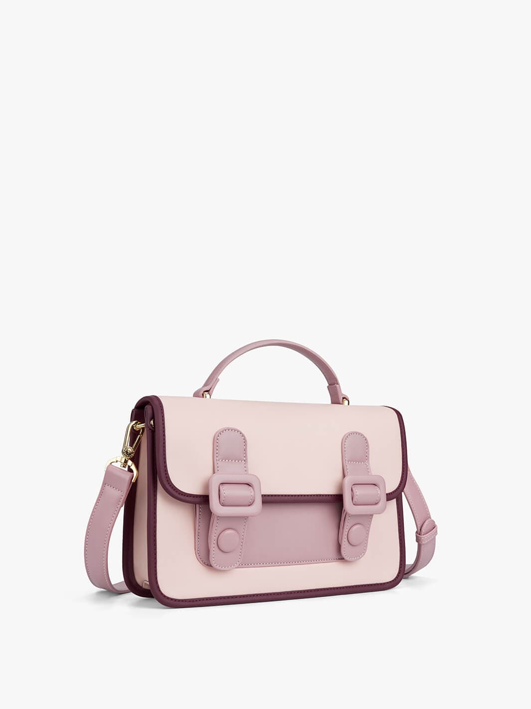 Zinnia small briefcase-Pink