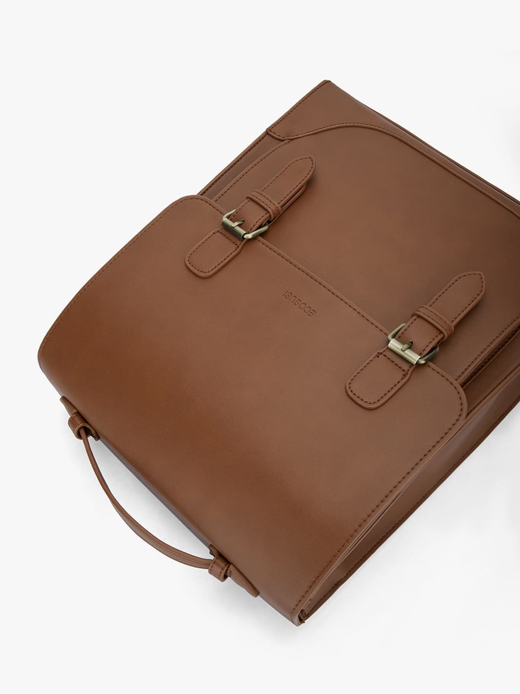 Verbena Vintage Laptop Backpack-Brown