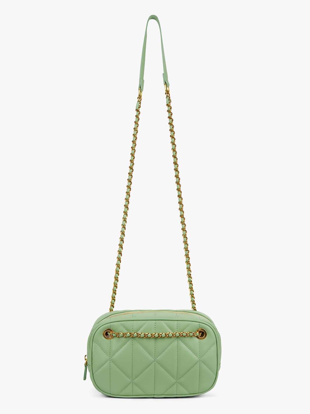 Chanel Vintage Green Quilted Leather Briefcase Shoulder Bag - Chanel