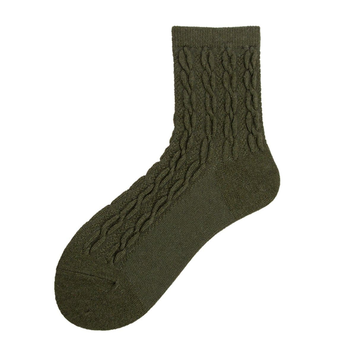 Twisted pattern design socks