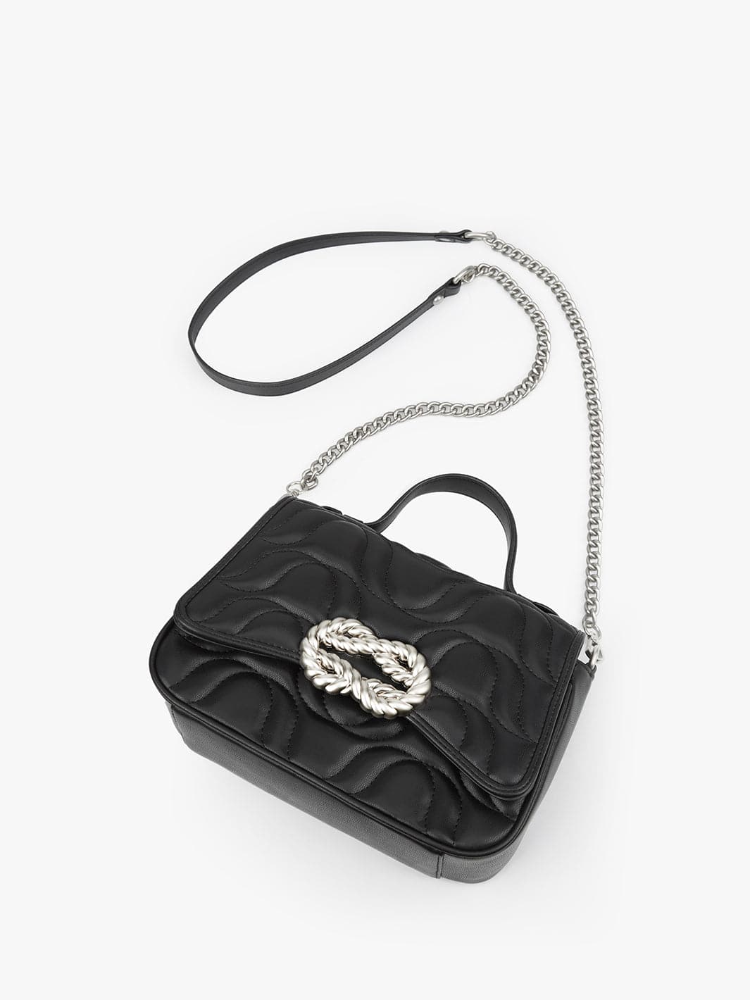 Infinity Love Quilted Small Shoulder Bag