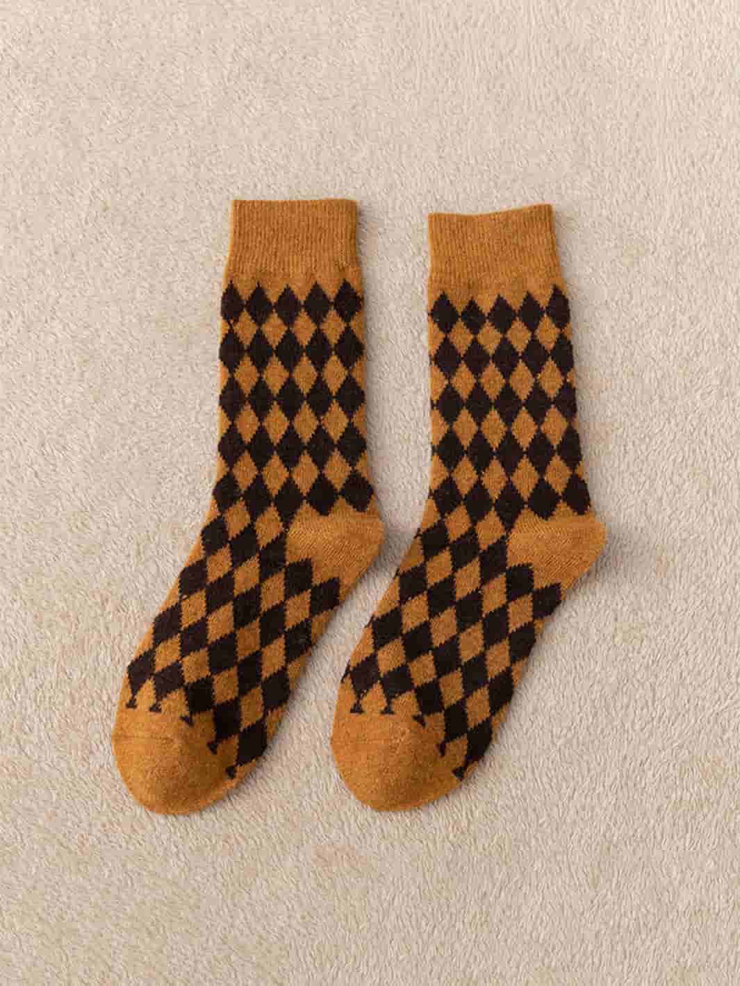 Retro cotton socks