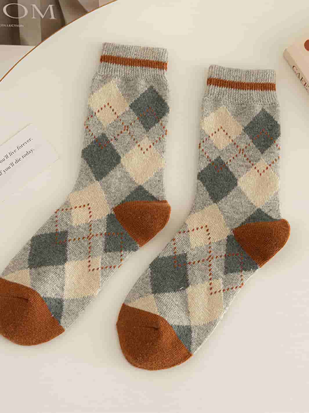 Floral vintage socks